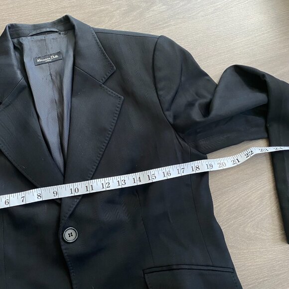 Massimo Dutti Black Blazer with Pockets - Picture 5 of 11